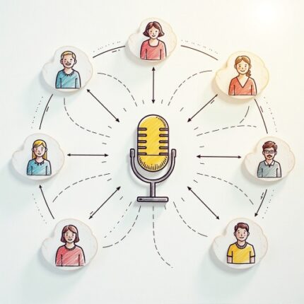 podcast social media